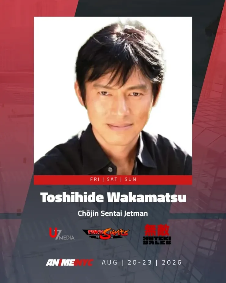 Anime NYC 2026 featuring Toshihide Wakamatsu Chojin Sentai Jetman - U7 Media